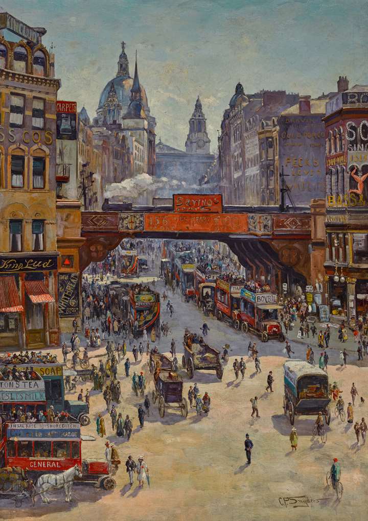 View of Ludgate Hill from Fleet Street
